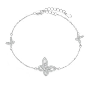 Phantom Butterfly Sterling Silver Bracelet